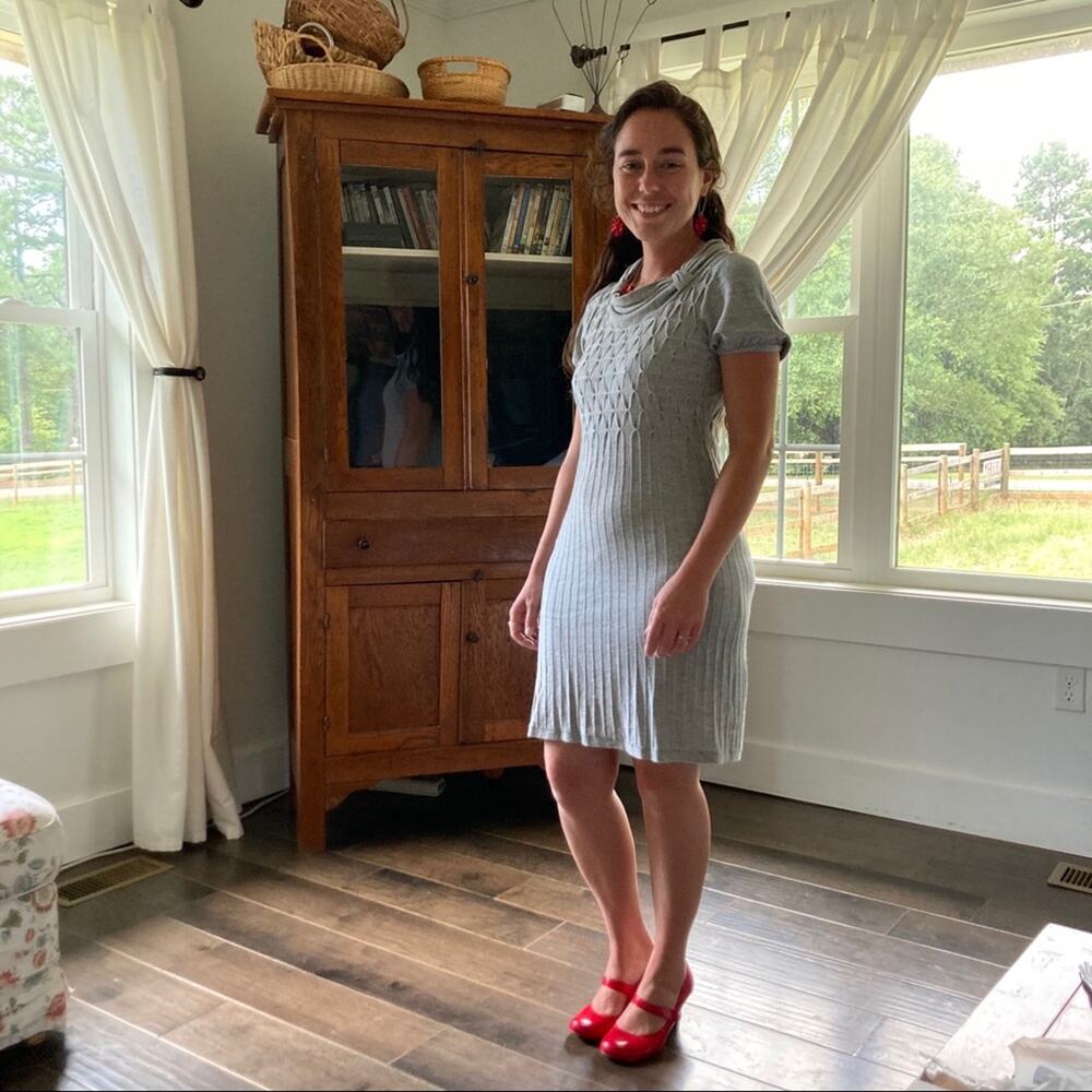 Banana Republic Grey Sweater Dress, Size S